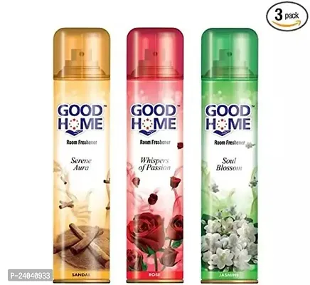 nbsp;Good Home Floral, Divine And Jasmine Roome Freshner Pack Of 3-thumb0