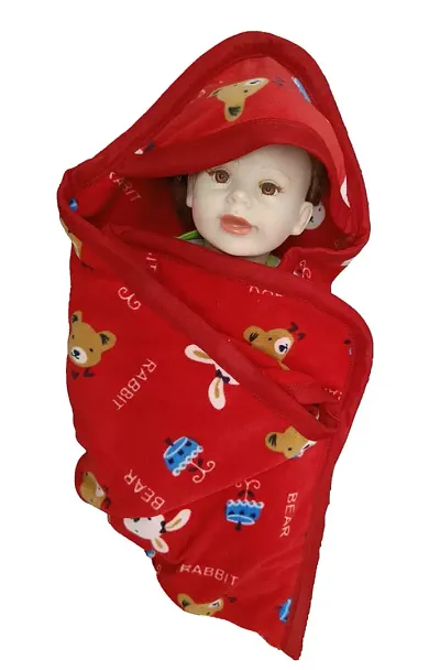 Comfy Soft Cartoon Design Printed Blanket For Infant Baby