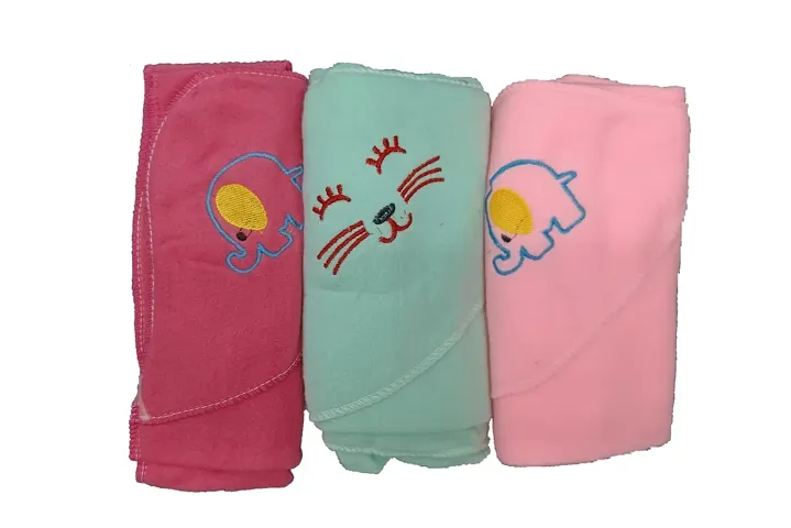 M-Plus Super Soft Towel Come Baby Blanket Set Of 3 Piece