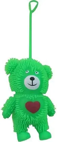 AASTHA IMAGINE #1 Smiley Face Puffer Teddy Bear with Flashing Light and Stress Ball for Pressure Relieve/Anti-Stress - Pack of 2-thumb3