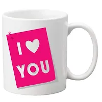 AASTHA IMAGINE Microwave Safe Love U Vlentine Gift Ceramic Coffee Mugs-thumb1