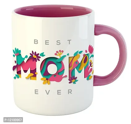 Shopivate? Best Mom Ever Ceramic Printed Pink Coffee Mug | Special | Birthday | Anniversary | Mothers Day Gift for Mom | Mother | Mummy-thumb2