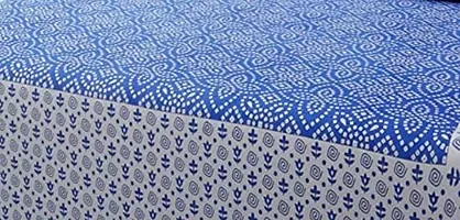 Shree SD Creation Jaipuri Prints Cotton Sanganeri Bedsheet Double Multicolor Set of 3 ( 1 Bedsheet +2 Pillow)_10-thumb1