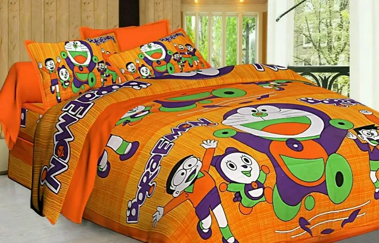 Printed Cotton Double Bedsheets