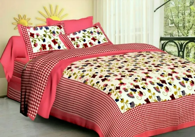 Printed Cotton Double Bedsheets