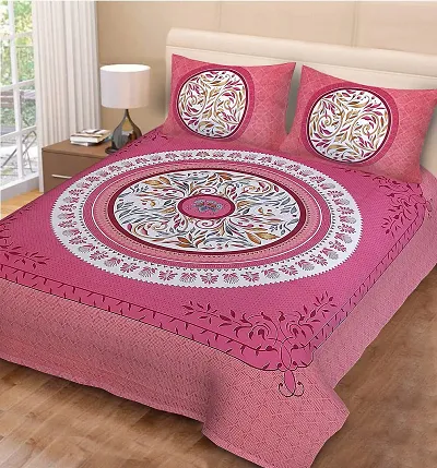 Attractive Cotton Double Bedsheets