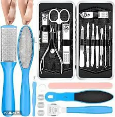 Callus Remover for Feet, 16 in 1 Professional Manicure Set-thumb0