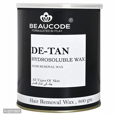 BEAUCODE Wax for Smooth Hair Removal - 800gm | Removes Tan, Dead Skin | For Arms, Legs and Full body (DE-TAN  WAX)-thumb0