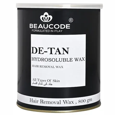 BEAUCODE Wax for Smooth Hair Removal - 800gm | Removes Tan, Dead Skin | For Arms, Legs and Full body (DE-TAN  WAX)