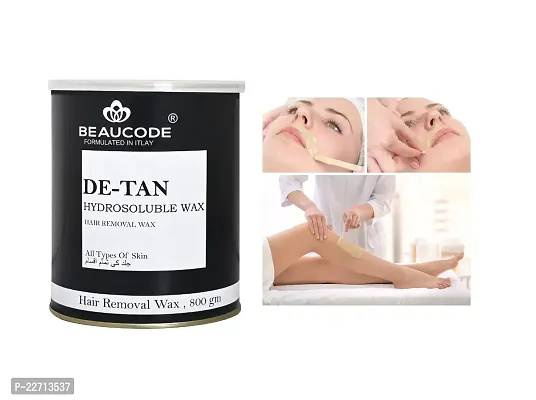 BEAUCODE Wax for Smooth Hair Removal - 800gm | Removes Tan, Dead Skin | For Arms, Legs and Full body (DE-TAN  WAX)-thumb3