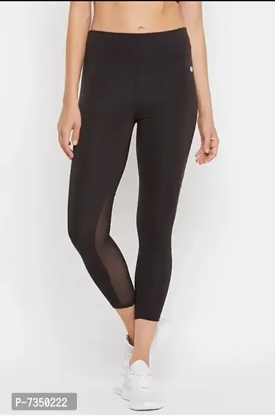 Ankle Length Tights In Black