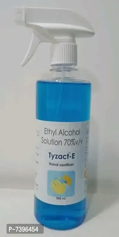 Tyzact-E with 70% alcohol lnstant hand liquid spray sanitizer 500ml Pack of 2-thumb0