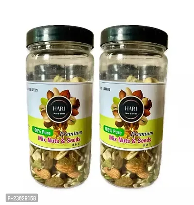 Combo Pack Of Almonds 30G+Cashew 30G+Kismis 35G+Roasted Flax Seeds 35G+Sunflower Seeds 35G+Pumpkin Seeds 35G (400Gm)