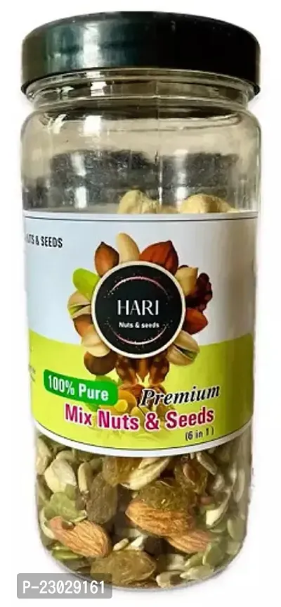 Combo Pack Of Almonds 30G+Cashew 30G+Kismis 35G+Roasted Flax Seeds 35G+Sunflower Seeds 35G+Pumpkin Seeds 35G (200Gm)-thumb0