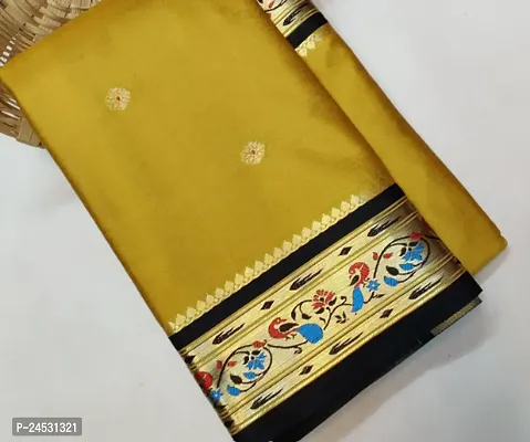 Stylish Fancy Designer Pure Silk Saree With Blouse Piece For Women