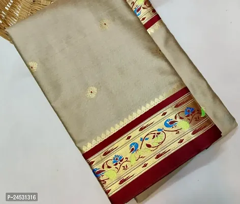 Stylish Fancy Designer Pure Silk Saree With Blouse Piece For Women