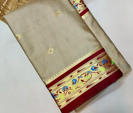 Stylish Fancy Designer Pure Silk Saree With Blouse Piece For Women