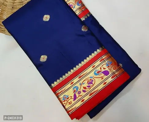 Stylish Fancy Designer Pure Silk Saree With Blouse Piece For Women
