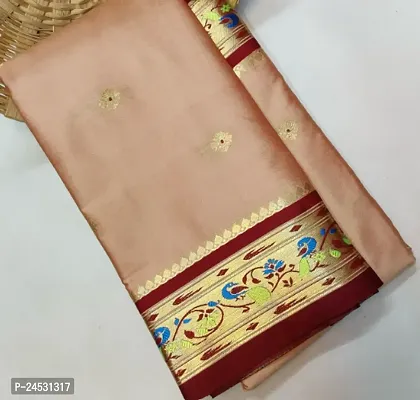 Stylish Fancy Designer Pure Silk Saree With Blouse Piece For Women