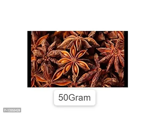 Pure Organic Star Anise Spice For Kitchen (50 G)