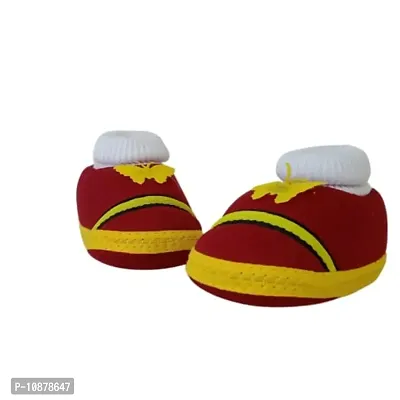 FF Supplier Baby Booties Comfortable, Breathable, Fancy, Attractive  Super Cute Booties with Laces for Your Little Princess  Prince 0-12 Months of Babies for All Seasons, Color - Brown-thumb4