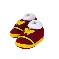 FF Supplier Baby Booties Comfortable, Breathable, Fancy, Attractive  Super Cute Booties with Laces for Your Little Princess  Prince 0-12 Months of Babies for All Seasons, Color - Brown-thumb1