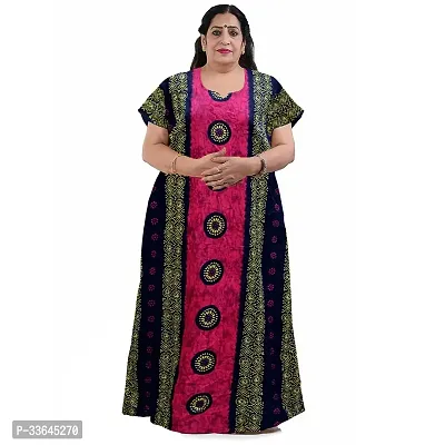 Beautiful Cotton Printed Nightdress For Women