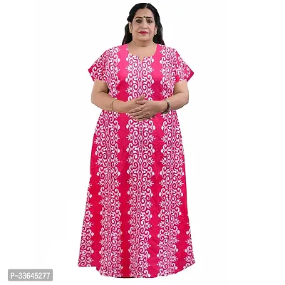 Beautiful Cotton Printed Nightdress For Women