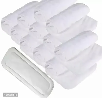 White Bamboo Charcoal Inserts Liners Pads (5 Layers) Wetfree Washable Reusable Adjustable Cott