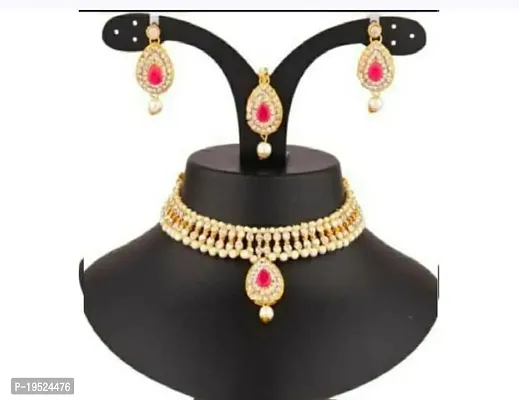 Elegant Alloy Jewellery Set For Women-thumb0