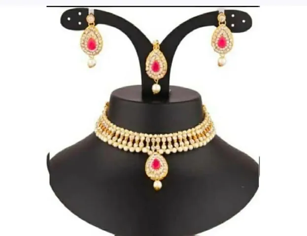 Elegant Alloy Jewellery Set For Women