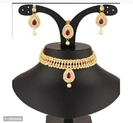 Elegant Alloy Jewellery Set For Women-thumb0