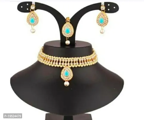 Elegant Alloy Jewellery Set For Women-thumb0