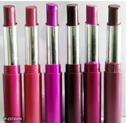 Lipstick With Pack Of 6 Pieces With 6 Different Colours Lipstick