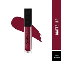 Long Lasting | Waterproof | Liquid Matte Lip Color (upto 12 hours Stay) (Maroon Colour 1 Lipstick) (Red Colour 1 Lipstick) (Pack Of 2)-thumb1