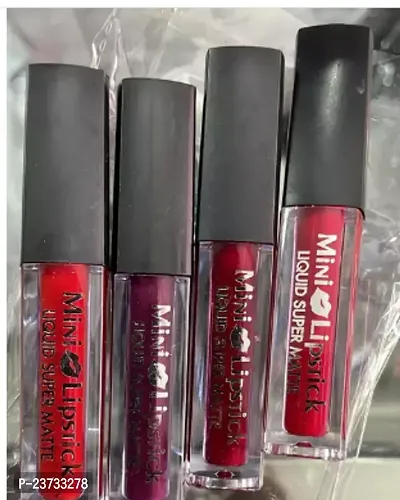 4 In 1 Mini Lipsticks And 3Pcs 36H Eye Liner