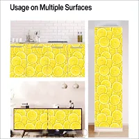 WALLWEAR - Self Adhesive Wallpaper For Walls And Wall Sticker For Home D&eacute;cor (Lemon slice) Extra Large Size (300x40cm) 3D Wall Papers For Bedroom, Livingroom, Kitchen, Hall, Office Etc Decorations-thumb4