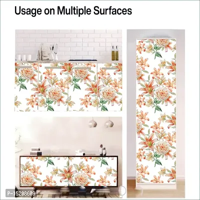 Stylish Fancy Designer Vinyl Self Adhesive Wallpaper Stickers For Home Decoration Big Size 300x40 Cm Wall Stickers For Wall-thumb5