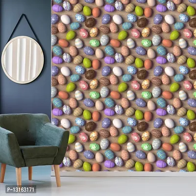 Self Adhesive Wallpapers (3DEggWall) Wall Stickers Extra Large (300x40cm) for Bedroom | Livingroom | Kitchen | Hall Etc-thumb3