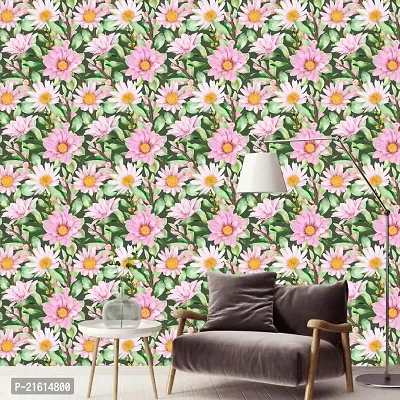 DeCorner - Self Adhesive Wallpaper for Walls (Phulwari) Extra Large Size (300x40) Cm Wall Stickers for Bedroom | Wall Stickers for Living Room | Wall Stickers for Kitchen | Pack of-1-thumb3