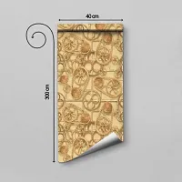 Self Adhesive Wallpapers (Mechanical) Wall Stickers Extra Large (300x40cm) for Bedroom | Livingroom | Kitchen | Hall Etc-thumb1