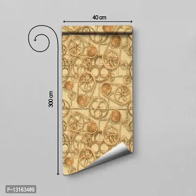 Self Adhesive Wallpapers (Mechanical) Wall Stickers Extra Large (300x40cm) for Bedroom | Livingroom | Kitchen | Hall Etc-thumb2