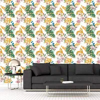 DeCorner - Self Adhesive Wallpaper for Walls (LotusMor) Extra Large Size (300x40) Cm Wall Stickers for Bedroom | Wall Stickers for Living Room | Wall Stickers for Kitchen | Pack of-1-thumb2