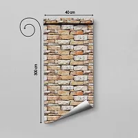 DeCorner - Self Adhesive Wallpaper for Walls (PattharWall) Extra Large Size (300x40) Cm Wall Stickers for Bedroom | Wall Stickers for Living Room | Wall Stickers for Kitchen | Pack of-1-thumb3