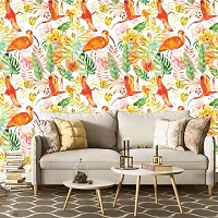 DeCorner - Self Adhesive Wallpaper for Walls (Flamingo) Extra Large Size (300x40) Cm Wall Stickers for Bedroom | Wall Stickers for Living Room | Wall Stickers for Kitchen | Pack of-1-thumb2