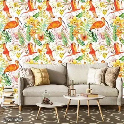 DeCorner - Self Adhesive Wallpaper for Walls (Flamingo) Extra Large Size (300x40) Cm Wall Stickers for Bedroom | Wall Stickers for Living Room | Wall Stickers for Kitchen | Pack of-1-thumb3