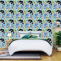 DeCorner - Self Adhesive Wallpaper for Walls (AquaAnimals) Extra Large Size (300x40) Cm Wall Stickers for Bedroom | Wall Stickers for Living Room | Wall Stickers for Kitchen | Pack of-1-thumb4