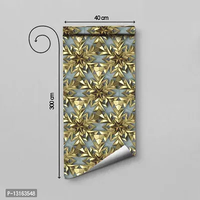 Self Adhesive Wallpapers (SunharaPyramid) Wall Stickers Extra Large (300x40cm) for Bedroom | Livingroom | Kitchen | Hall Etc-thumb2