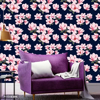 WALLWEAR - Self Adhesive Wallpaper For Walls And Wall Sticker For Home D&eacute;cor (ChampaFlower) Extra Large Size (300x40cm) 3D Wall Papers For Bedroom, Livingroom, Kitchen, Hall, Office Etc Decorations-thumb3