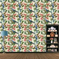 DeCorner - Self Adhesive Wallpaper for Walls (JungleParrot) Extra Large Size (300x40) Cm Wall Stickers for Bedroom | Wall Stickers for Living Room | Wall Stickers for Kitchen | Pack of-1-thumb4